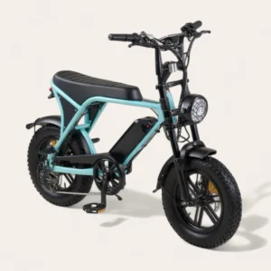 RAW KIDDY – Mini Vélo Électrique FATBIKE Bleu Ciel